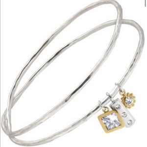 Silpada Sterling Silver Charm Bracelet/Bangle